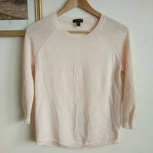 J. Crew 3/4 sleeves lightweight peach sweater, size XXS